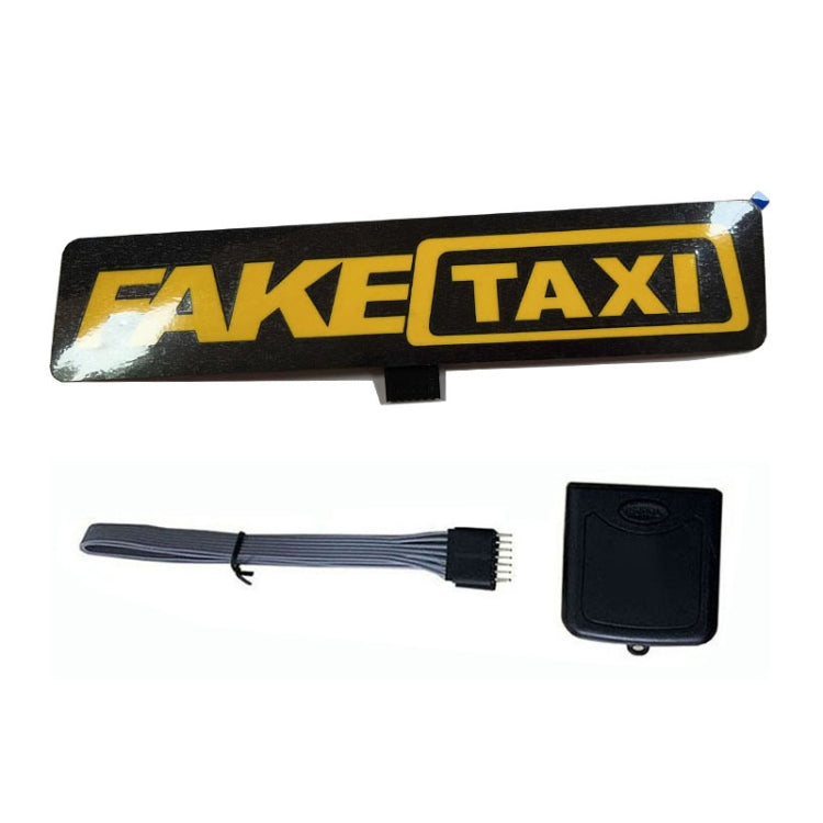 EL Luminous Car Stickers Cold Light Car Stickers Car Luminous Pattern Decoration(Fake Taxi) - Decorative Sticker by PMC TechLife | Online Shopping South Africa | PMC TechLife | Buy Now Pay Later Mobicred