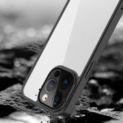 For iPhone 15 Pro Max Mutural Jiantou Series Electroplating Phone Case(Black)