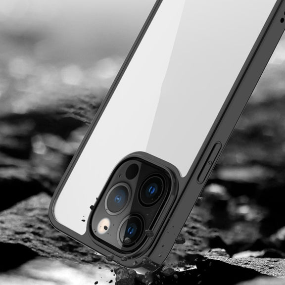 For iPhone 15 Pro Max Mutural Jiantou Series Electroplating Phone Case(Black)