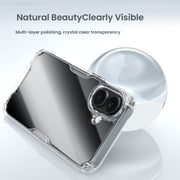 For iPhone 16 Plus NILLKIN Ultra Clear PC + TPU Phone Case(Blue)