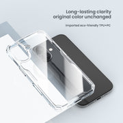 For iPhone 16 Plus NILLKIN Ultra Clear PC + TPU Phone Case(Blue)