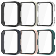 For Amazfit Bip 5 PC + Tempered Film Integrated Watch Protective Case(Transparent)