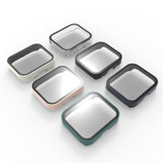For Amazfit Bip 5 PC + Tempered Film Integrated Watch Protective Case(Transparent)