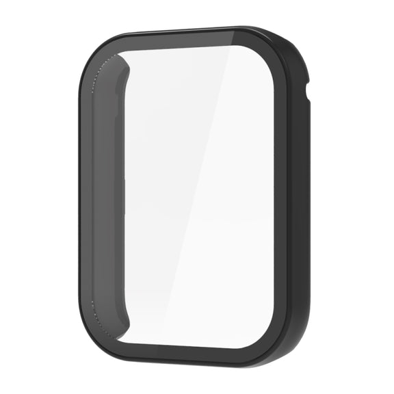For Xiaomi Mi Band 8 Pro PC + Tempered Film Integrated Watch Protective Case(Black)