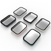 For Xiaomi Mi Band 8 Pro PC + Tempered Film Integrated Watch Protective Case(Black)