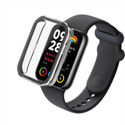 For Xiaomi Mi Band 8 Pro PC + Tempered Film Integrated Watch Protective Case(Black)