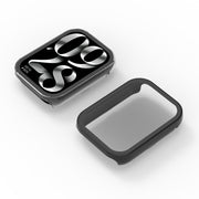 For Xiaomi Mi Band 8 Pro PC + Tempered Film Integrated Watch Protective Case(Black)