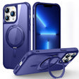 For iPhone 13 Pro MagSafe Magnetic Rotating Holder Phone Case(Klein Blue) - iPhone 13 Pro Cases by PMC TechLife | Online Shopping South Africa | PMC TechLife