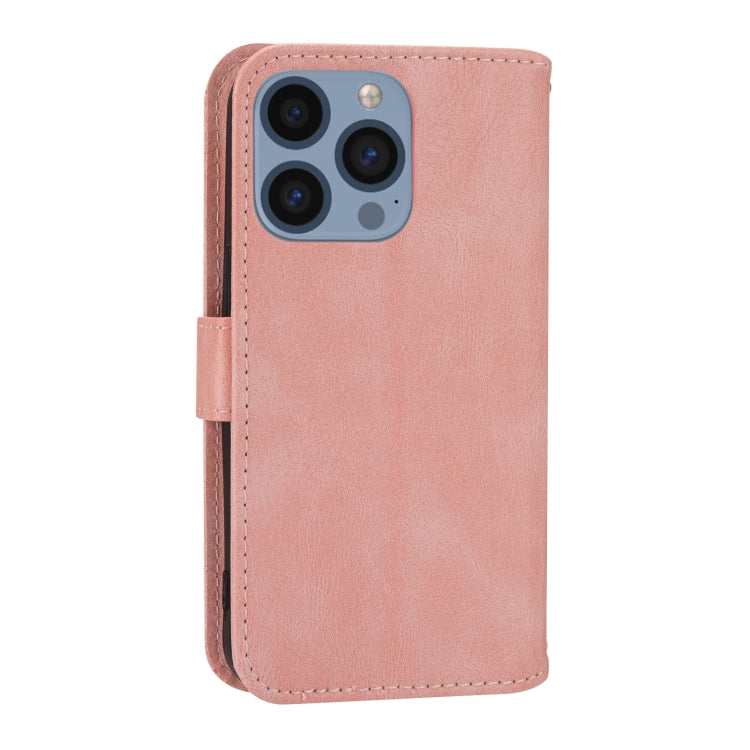 For iPhone 16 Pro Max Oil Skin Zipper Wallet Leather Phone Case(Pink) - free shipping - PMC TechLife - Order now!