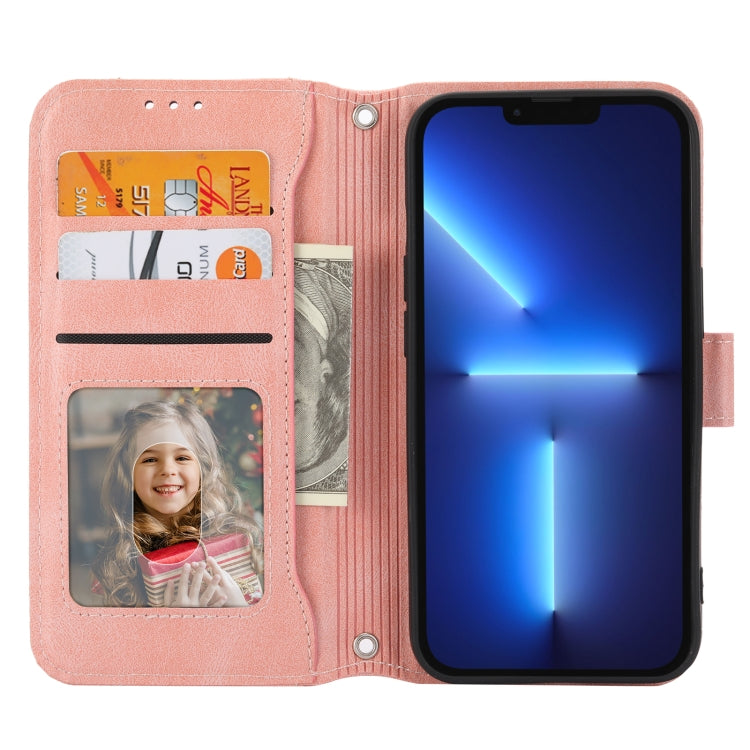 For iPhone 16 Pro Max Oil Skin Zipper Wallet Leather Phone Case(Pink) - free shipping - PMC TechLife - Order now!