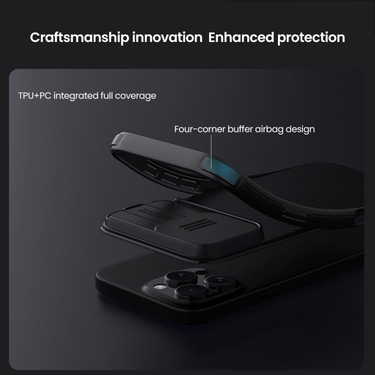 For iPhone 16 Pro Max NILLKIN CamShield Pro Magnetic Magsafe Phone Case(Black) - free shipping - PMC Jewellery - Order now!
