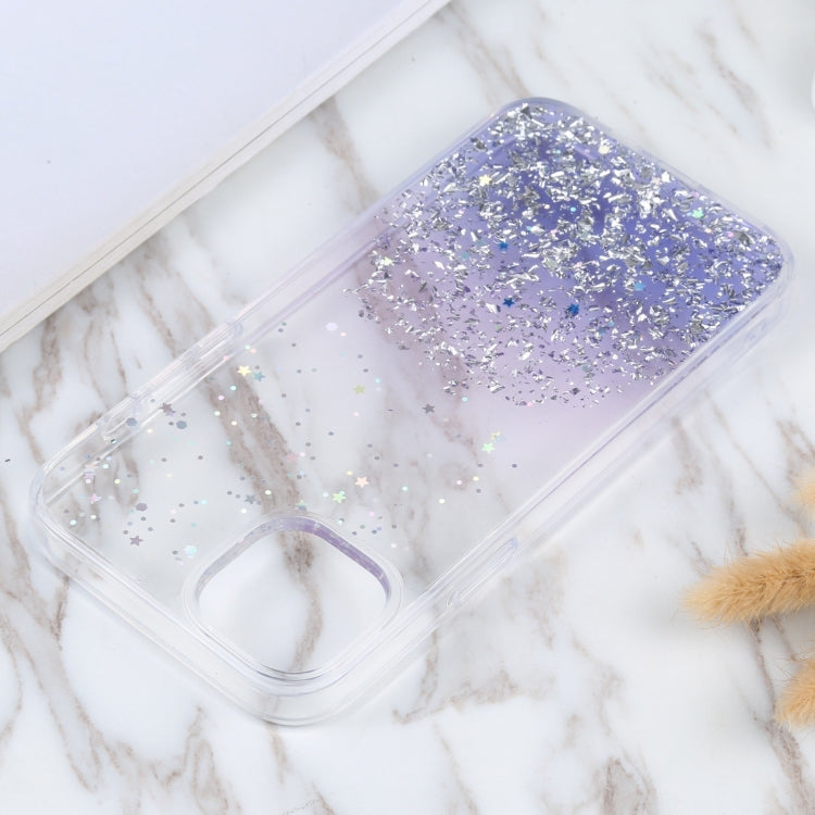 For iPhone 15 DFANS DESIGN Golden Diamond TPU+PC Phone Case(Purple) - free shipping - PMC Jewellery - Order now!