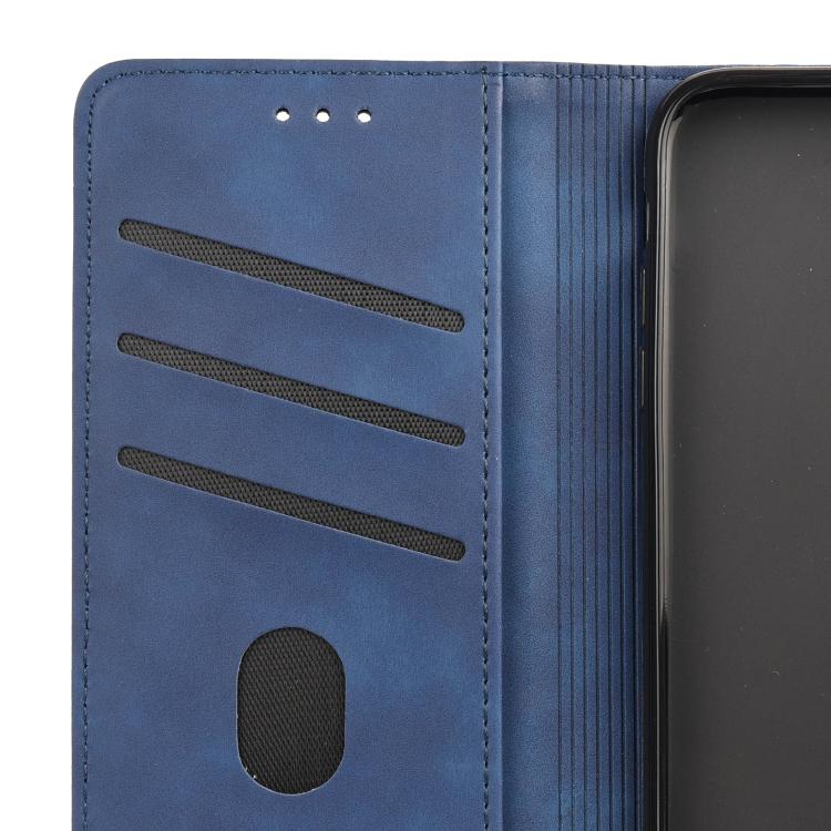 For iPhone 16e Skin Feel Splicing Leather Phone Case(Blue) - iPhone 16e Cases by PMC Jewellery | Online Shopping South Africa | PMC Jewellery | Buy Now Pay Later Mobicred