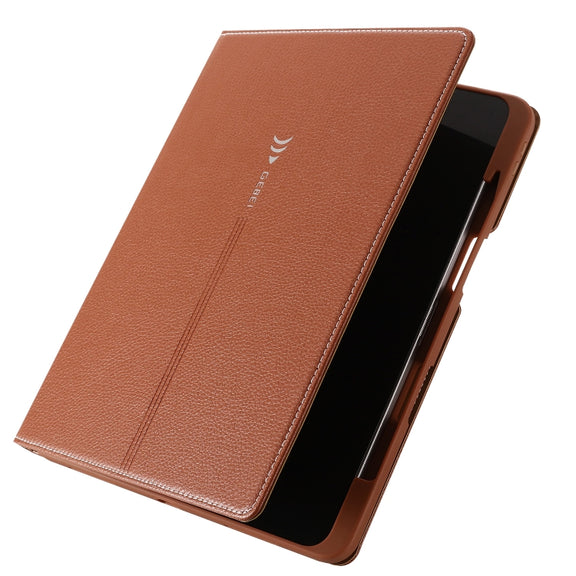 For iPad Pro 11 inch (2020) GEBEI PU+TPU Horizontal Flip Protective Tablet Case with Holder & Card Slots(Brown)