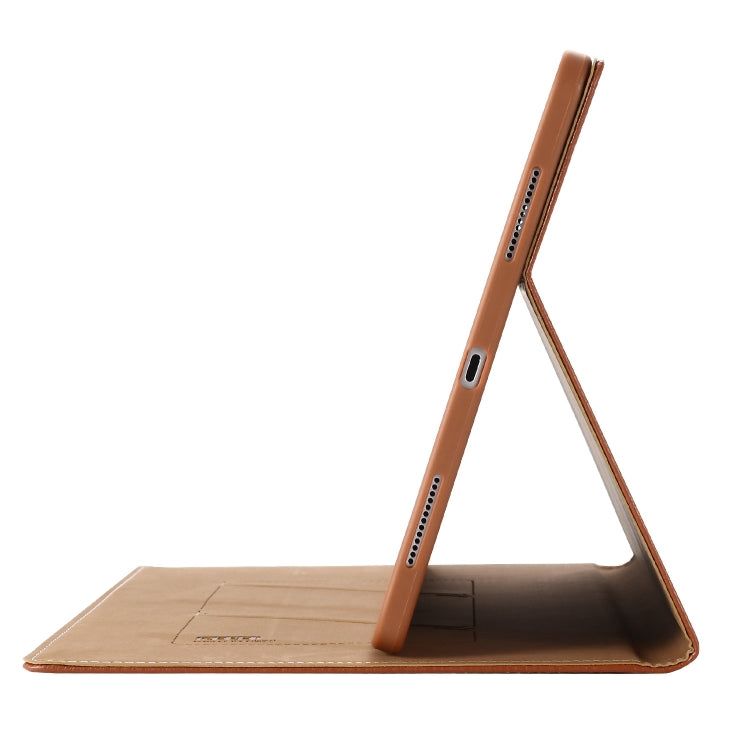 For iPad Pro 11 inch (2020) GEBEI PU+TPU Horizontal Flip Protective Tablet Case with Holder & Card Slots(Rose Gold)