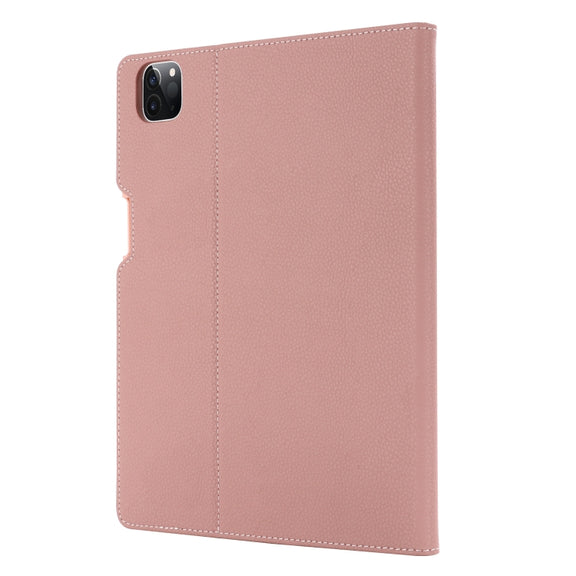 For iPad Pro 11 inch (2020) GEBEI PU+TPU Horizontal Flip Protective Tablet Case with Holder & Card Slots(Rose Gold)