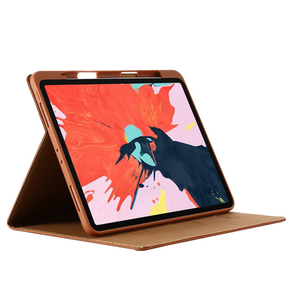 For iPad Pro 11 inch (2020) GEBEI PU+TPU Horizontal Flip Protective Tablet Case with Holder & Card Slots(Rose Gold)