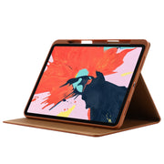 For iPad Pro 11 inch (2020) GEBEI PU+TPU Horizontal Flip Protective Tablet Case with Holder & Card Slots(Gold)
