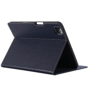 For iPad Pro 11 inch (2020) GEBEI PU+TPU Horizontal Flip Protective Tablet Case with Holder & Card Slots(Blue)