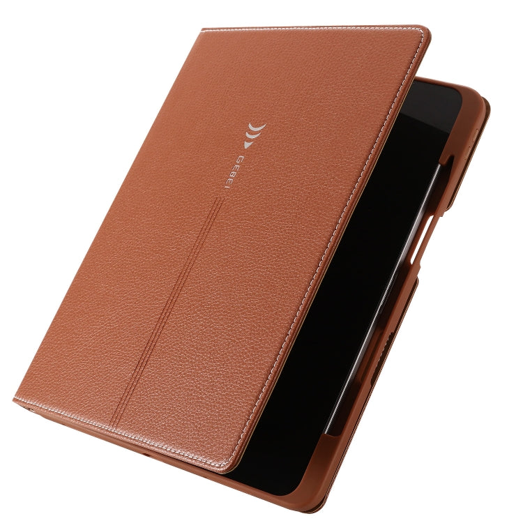 For iPad Pro 11 inch (2020) GEBEI PU+TPU Horizontal Flip Protective Tablet Case with Holder & Card Slots(Blue)