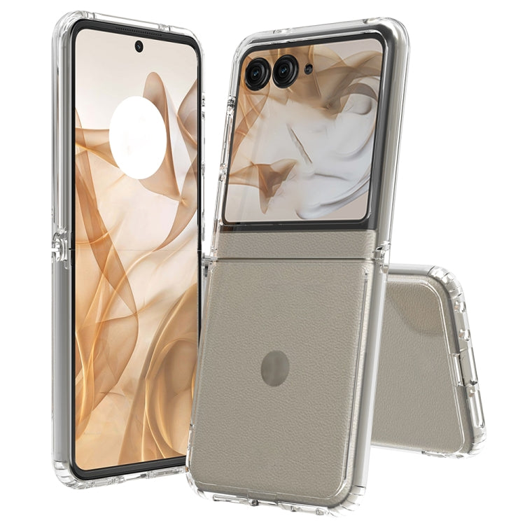 For Motorola Razr 50 / Razr 2024 Scratchproof Acrylic TPU Phone Case(Transparent) - Motorola Cases by PMC Jewellery | Online Shopping South Africa | PMC Jewellery | Buy Now Pay Later Mobicred