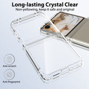 For Motorola Razr 50 / Razr 2024 Scratchproof Acrylic TPU Phone Case(Transparent)