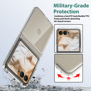 For Motorola Razr 50 / Razr 2024 Scratchproof Acrylic TPU Phone Case(Transparent)