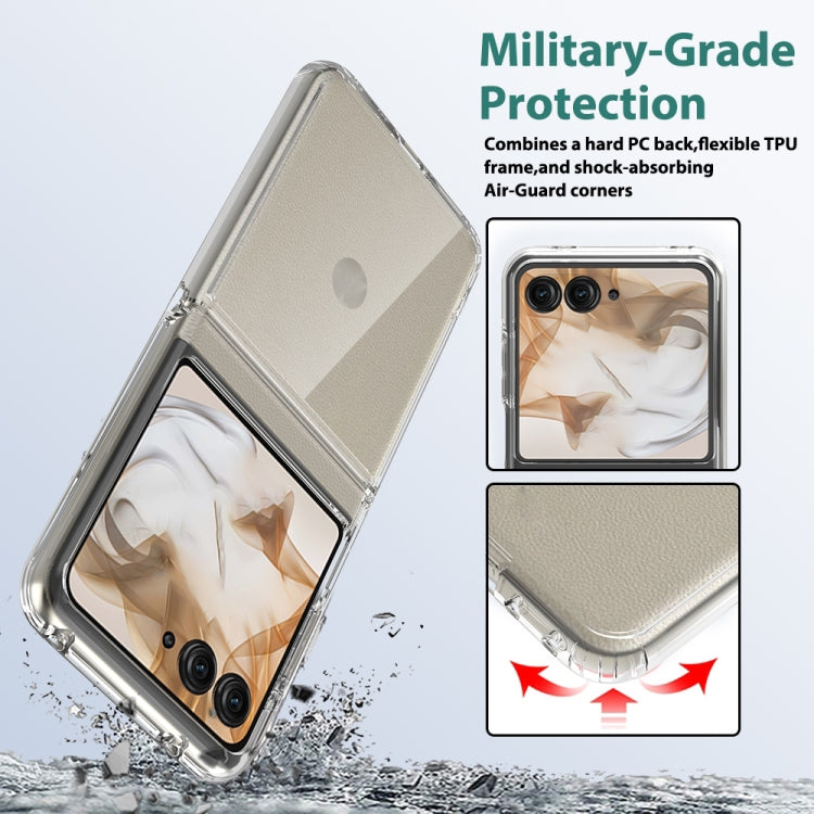 For Motorola Razr 50 / Razr 2024 Scratchproof Acrylic TPU Phone Case(Transparent)