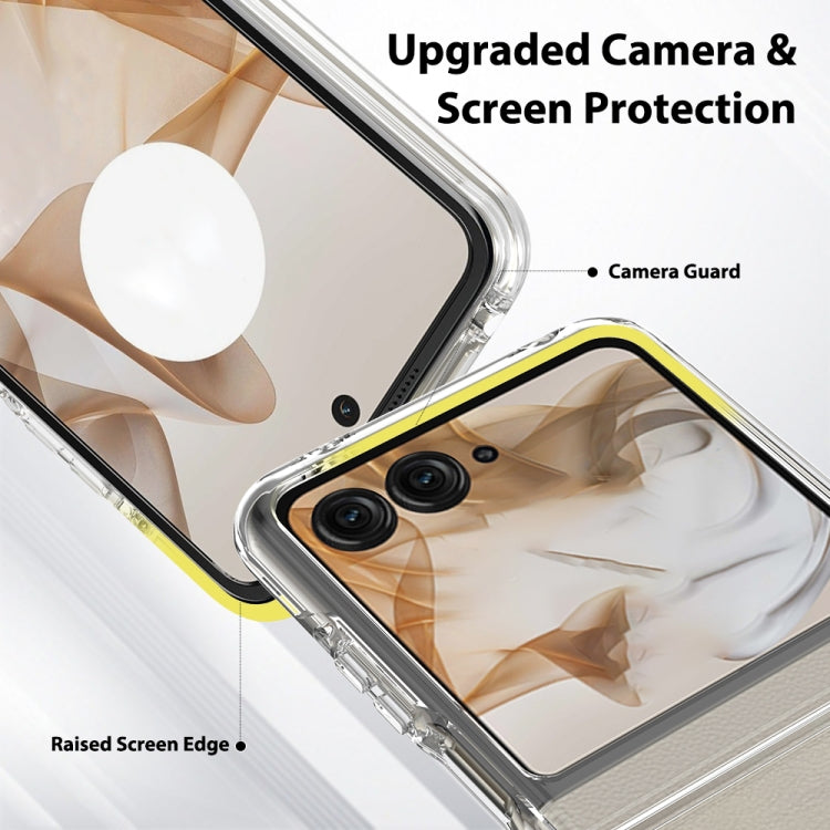For Motorola Razr 50 / Razr 2024 Scratchproof Acrylic TPU Phone Case(Transparent) - Motorola Cases by PMC Jewellery | Online Shopping South Africa | PMC Jewellery | Buy Now Pay Later Mobicred