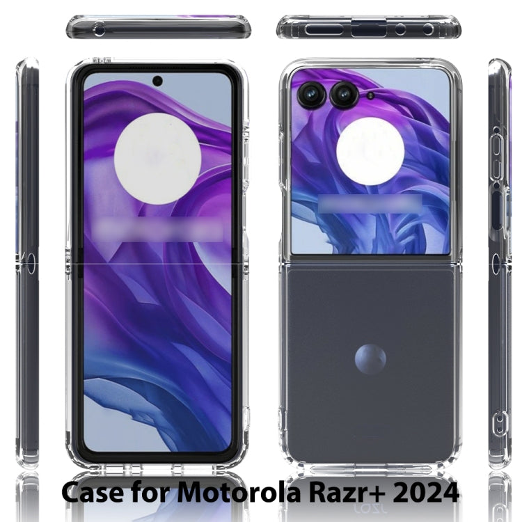 For Motorola Razr 50 Ultra / Razr+ 2024 Scratchproof Acrylic TPU Phone Case(Transparent) - Motorola Cases by PMC Jewellery | Online Shopping South Africa | PMC Jewellery | Buy Now Pay Later Mobicred