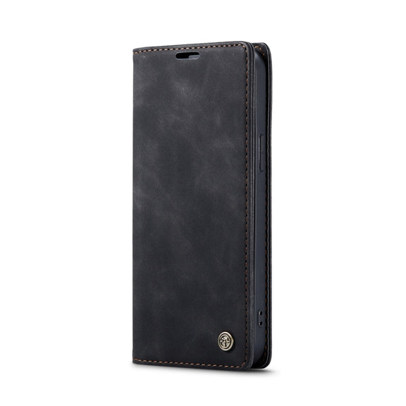 For iPhone 15 Pro Max CaseMe 013 Multifunctional Horizontal Flip Leather Phone Case(Black)