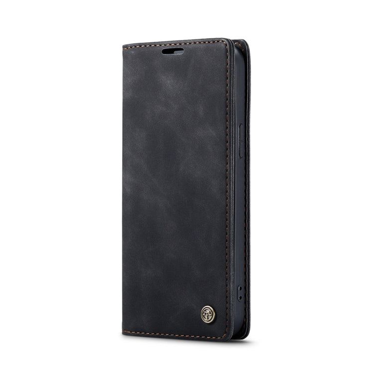 For iPhone 15 Pro Max CaseMe 013 Multifunctional Horizontal Flip Leather Phone Case(Black)