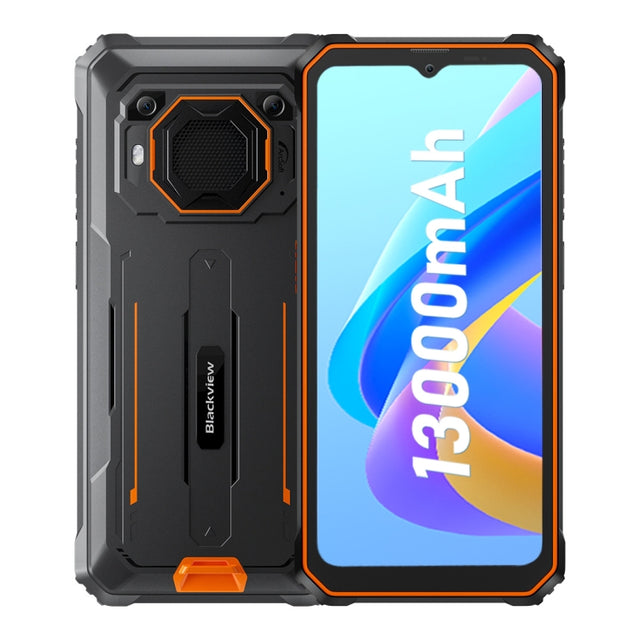 Blackview BV6200 Pro, 6GB+128GB, IP68/IP69K/MIL-STD-810H, 6.56 inch Android 13 MediaTek Helio P35 Octa Core, Network: 4G, OTG(Orange)