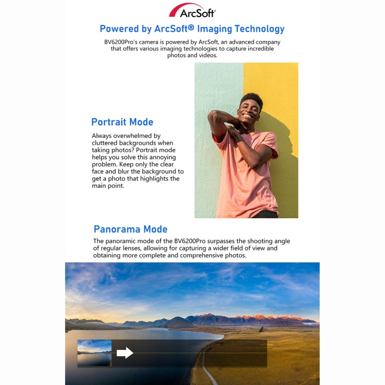 Blackview BV6200 Pro, 6GB+128GB, IP68/IP69K/MIL-STD-810H, 6.56 inch Android 13 MediaTek Helio P35 Octa Core, Network: 4G, OTG(Black) - free shipping - PMC TechLife - Order now!