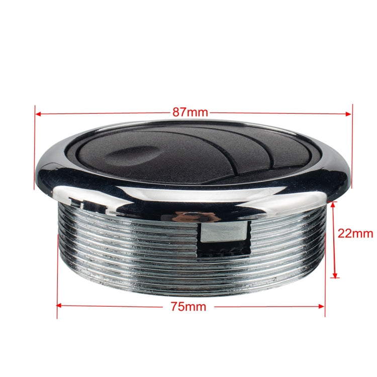 Overall Type 70mm AC Air Outlet Vent for RV Bus Boat Yacht, Thread Height: 22mm - Air Conditioning System by PMC TechLife | Online Shopping South Africa | PMC TechLife | Buy Now Pay Later Mobicred