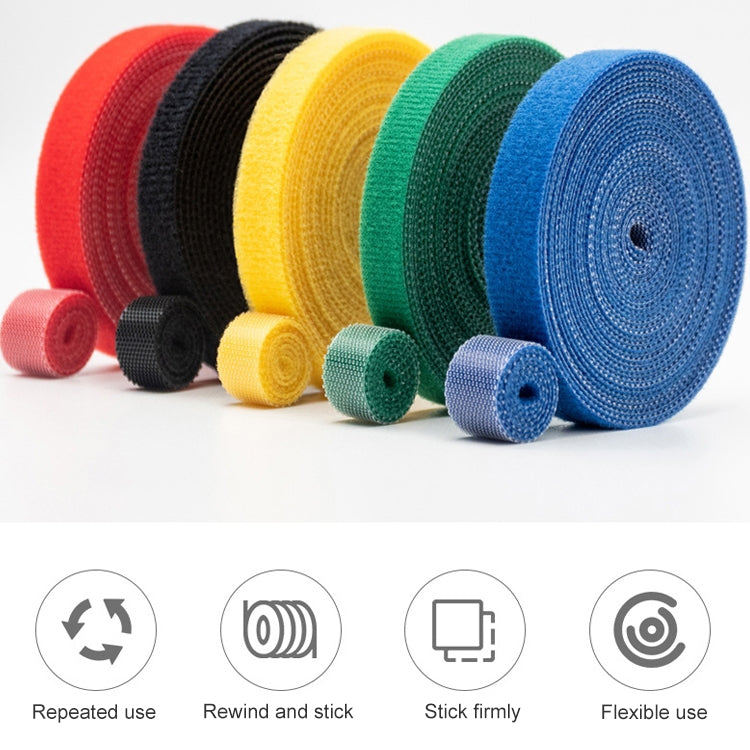 1.2cm 3m Reusable & Dividable Hook and Loop Cable Ties(Random Color Delivery) - free shipping - PMC TechLife - Order now!