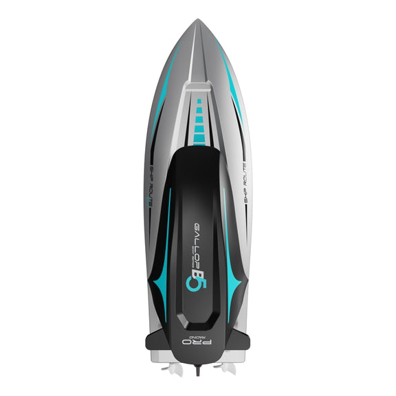 LS-XDU/RC B5 High Speed Remote Control Toy Boat with Colorful Light(Silver)