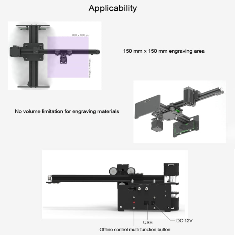 NEJE 3 USB DIY Laser Engraving Machine - free shipping - PMC Jewellery - Order now!