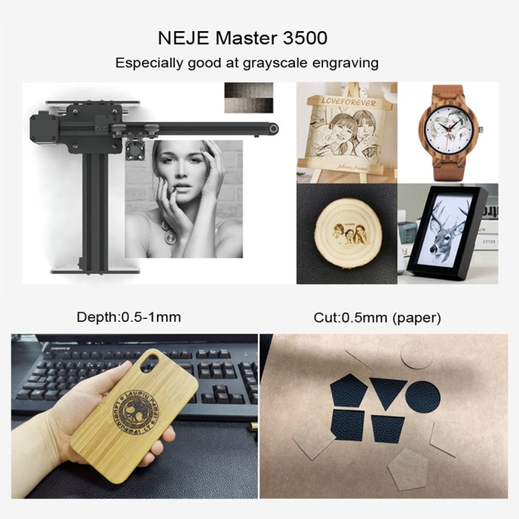 NEJE 3 USB DIY Laser Engraving Machine - free shipping - PMC Jewellery - Order now!