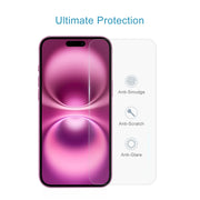 For iPhone 16 Plus 10pcs 0.26mm 9H 2.5D Tempered Glass Film