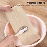 6+6 Grids Underwear Storage Bag Non-woven Double-sided Hanging Storage Bag(Grey)