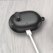 For Beats Studio Buds Switch Carbon Fiber Wireless Earphones Protective Case(Black Yellow)