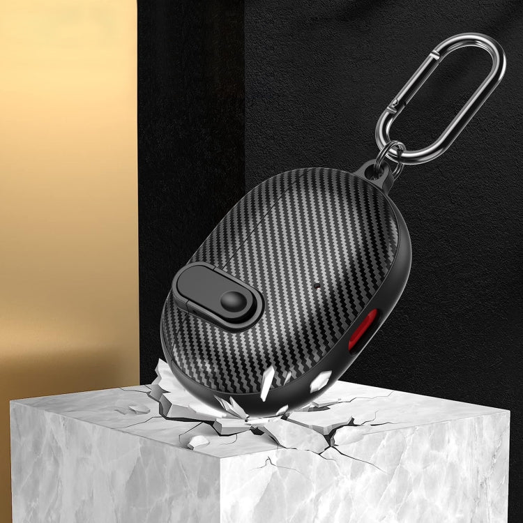 For Beats Studio Buds Switch Carbon Fiber Wireless Earphones Protective Case(Black Light Green) - Other Case by PMC Jewellery | Online Shopping South Africa | PMC Jewellery | Buy Now Pay Later Mobicred