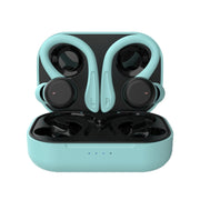 T&G T40 TWS IPX6 Water-resistant Hanging Ear Wireless Bluetooth Earphones with Charging Box(Blue)