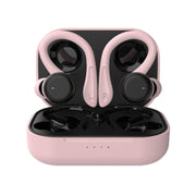 T&G T40 TWS IPX6 Water-resistant Hanging Ear Wireless Bluetooth Earphones with Charging Box(Pink)