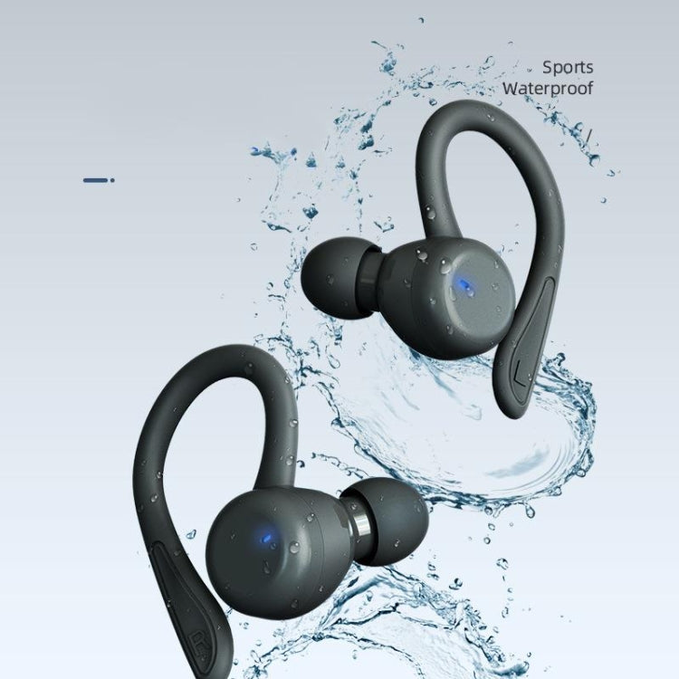 T&G T40 TWS IPX6 Water-resistant Hanging Ear Wireless Bluetooth Earphones with Charging Box(Pink)