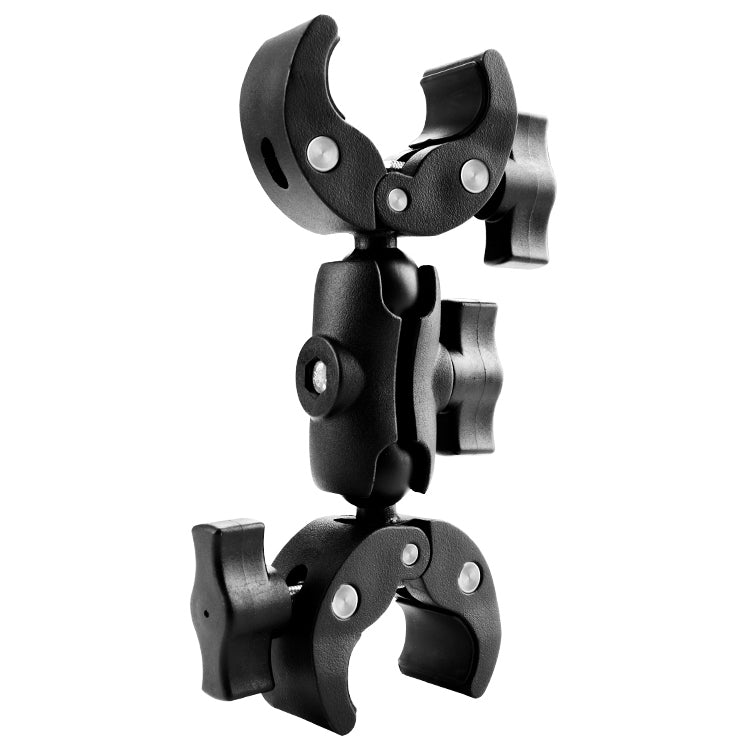 Motorcycle Dual-heads Crabs Clamps Handlebar Fixed Mount, Length:18cm - Mount & Holder by PMC TechLife | Online Shopping South Africa | PMC TechLife | Buy Now Pay Later Mobicred