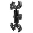 Motorcycle Dual-heads Crabs Clamps Handlebar Fixed Mount, Length:22cm - Mount & Holder by PMC TechLife | Online Shopping South Africa | PMC TechLife | Buy Now Pay Later Mobicred