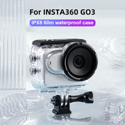 For Insta360 GO 3 Underwater Water-resistant Housing Case