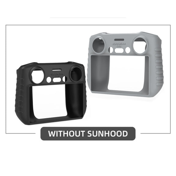 For DJI RC 2 Sunnylife Remote Control Shockproof Anti-scratch Silicone Case(Grey)